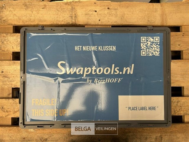 Storage moving plastic crate ± 60x40x17 - afbeelding 4 van  4