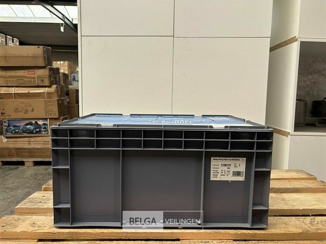 Storage moving plastic crate ± 60x40x28 - afbeelding 1 van  4
