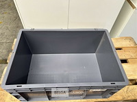 Storage moving plastic crate ± 60x40x28 - afbeelding 3 van  4