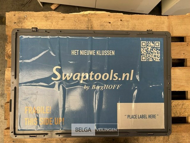 Storage moving plastic crate ± 60x40x28 - afbeelding 4 van  4