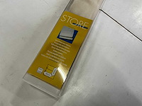 Store vouwgordijn met baleinen 80 x 180 cm (59x) - afbeelding 3 van  6