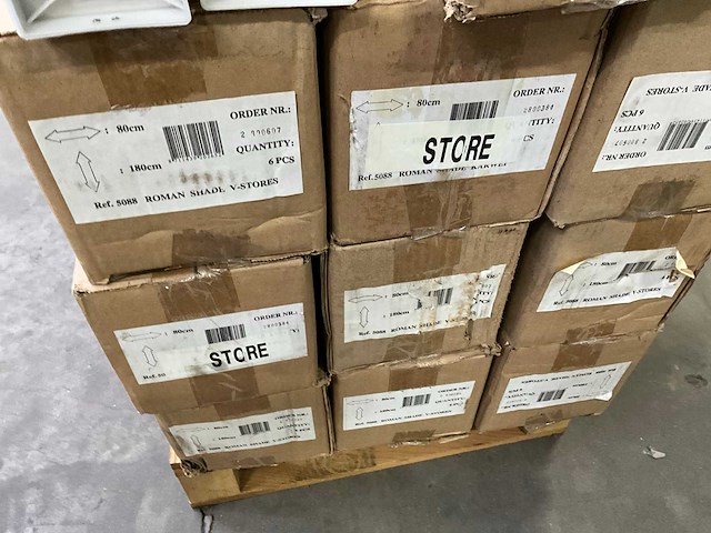 Store vouwgordijn met baleinen 80 x 180 cm (59x) - afbeelding 6 van  6