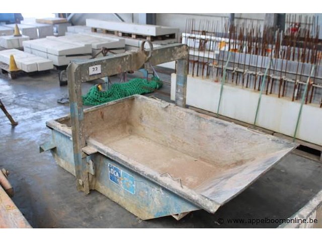 Stortbak boscaro, a-750lzn, 750l, 1250 kg hefcapaciteit, bouwjaar 2011 - afbeelding 1 van  2