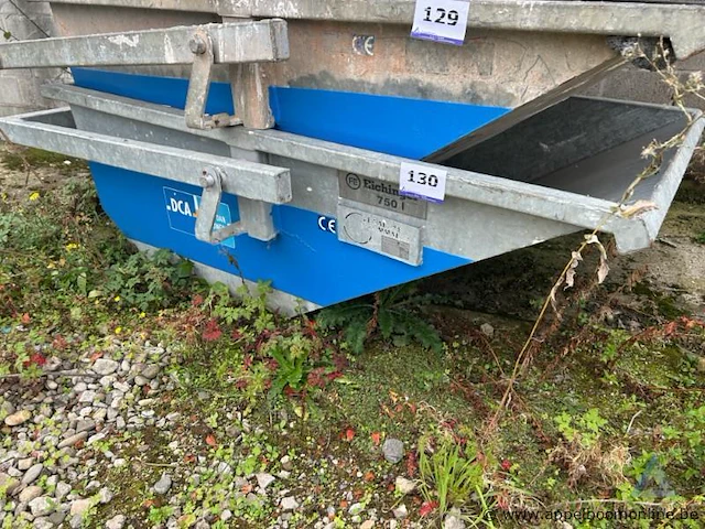 Stortbak eichinger 1045.10, 750l, bouwjaar 2022. serienummer b133997. - afbeelding 1 van  2