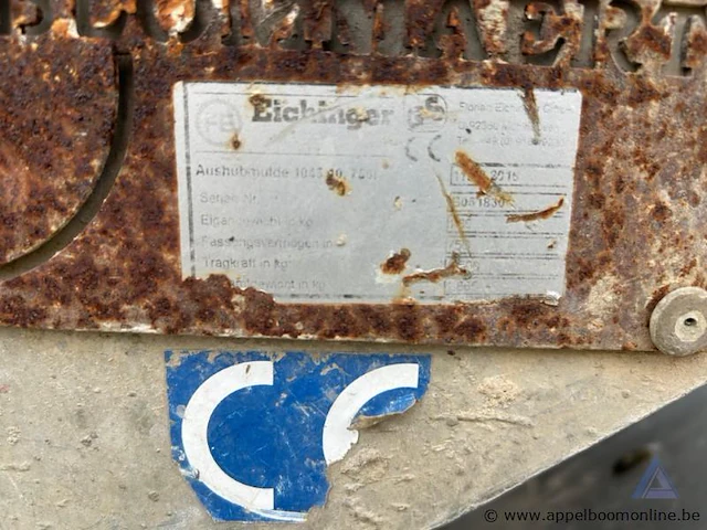Stortbak eichinger 750l, bouwjaar 2015, serienummer 3051830 - afbeelding 2 van  2