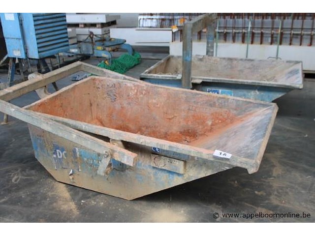 Stortbak, fe, 750 liter - afbeelding 1 van  2
