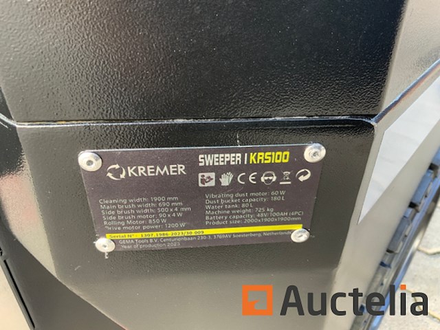 Straatveegmachine kremer krs100 - afbeelding 6 van  25