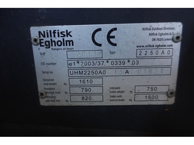 Straatveegmachine nilfisk + hydraulische veegborstel - afbeelding 3 van  29