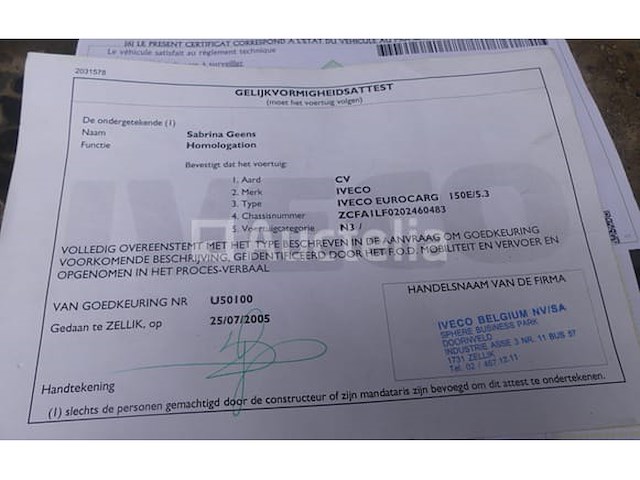 Straatveger iveco eurocargo ml150e21 (2005-103,192 km-vin:460011233) - afbeelding 10 van  28