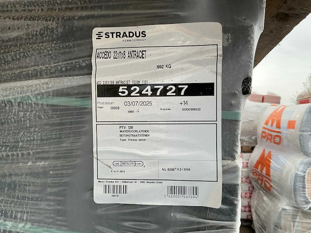 Stradus accedo waterdoorlatende betonklinkers (1920x) - afbeelding 5 van  5