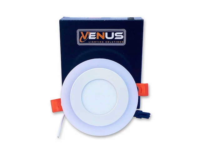 Strak led inbouwpaneel (venus) – 6w – aan/uit (25 stuks) - afbeelding 1 van  5