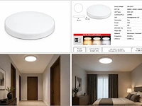 Strakke led plafondlamp (horoz) – 32w – ip20 – hazel-32 3cct (4 stuks) - afbeelding 3 van  5