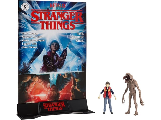 Stranger things - will byers en demogorgon - actiefigurenset - incl. strip - afbeelding 2 van  6