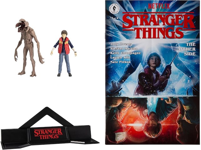 Stranger things - will byers en demogorgon - actiefigurenset - incl. strip - afbeelding 3 van  6