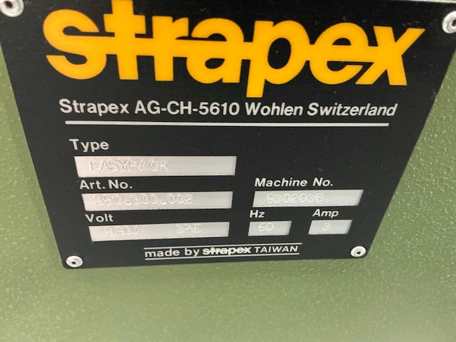 Strapex easypack omsnoeringsmachine - afbeelding 7 van  7