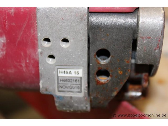 Strapping tool bosch, h46a 16, 18v, met accu, met rol groene band, op trolley, werking niet gekend - afbeelding 3 van  4