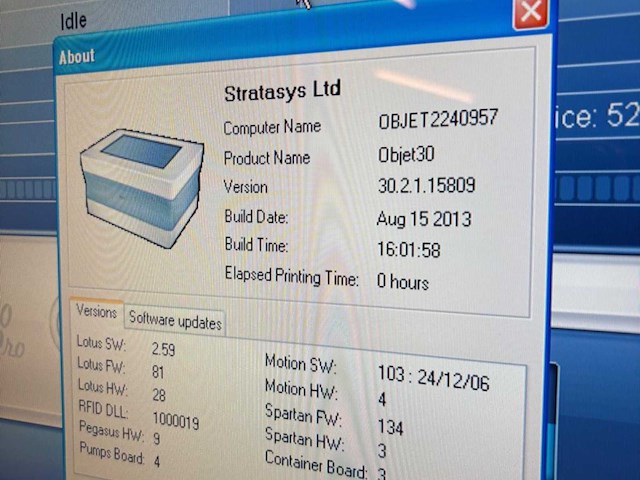 Stratasys - objet 30 pro - 3d printer - afbeelding 25 van  35