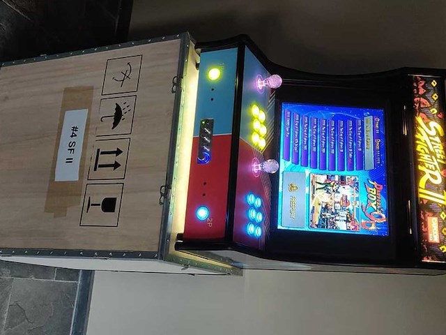 Street fighter ii bartop arcade – 2.000 spellen – 2 spelers – incl. transportkist - afbeelding 6 van  13