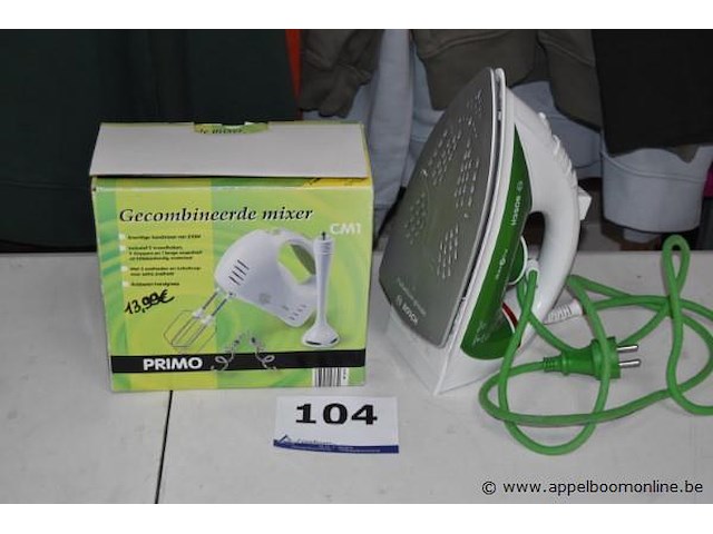 Strijkijzer plus mixer - afbeelding 1 van  3