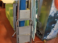Strijkplank calor, strijkplank brabantia, alu trapladder 4 treden, alu trapladder 2 treden