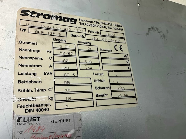 Stromag aer 125 2 frequentieregelaar - afbeelding 4 van  4