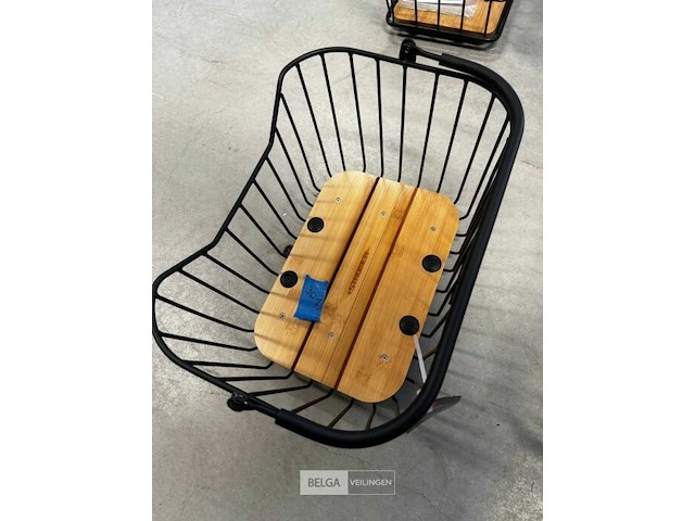 Stromer copenhagen achtermand 24l zwart/hout - afbeelding 1 van  1