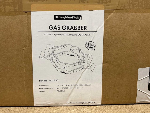 Stronghandtools gcl230 gas grabber - afbeelding 1 van  2