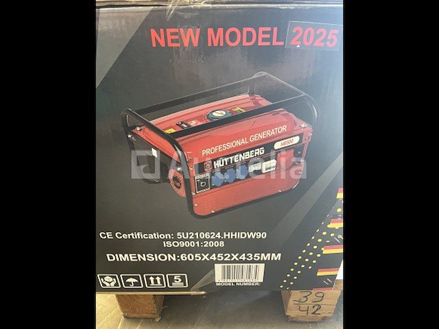 Stroomgenerator 4 takt met keystart - afbeelding 3 van  4