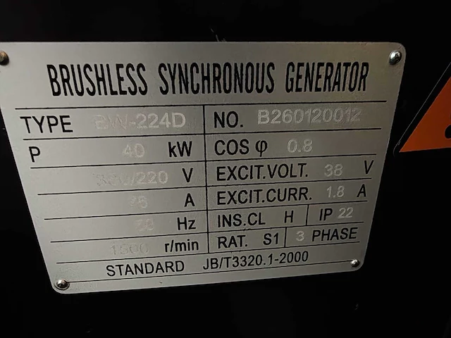 Stroomgenerator 50kv diesel - afbeelding 15 van  26