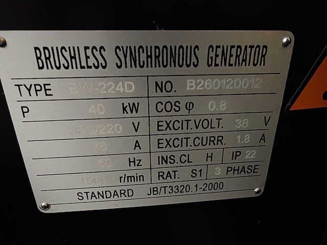 Stroomgenerator 50kv diesel - afbeelding 13 van  23