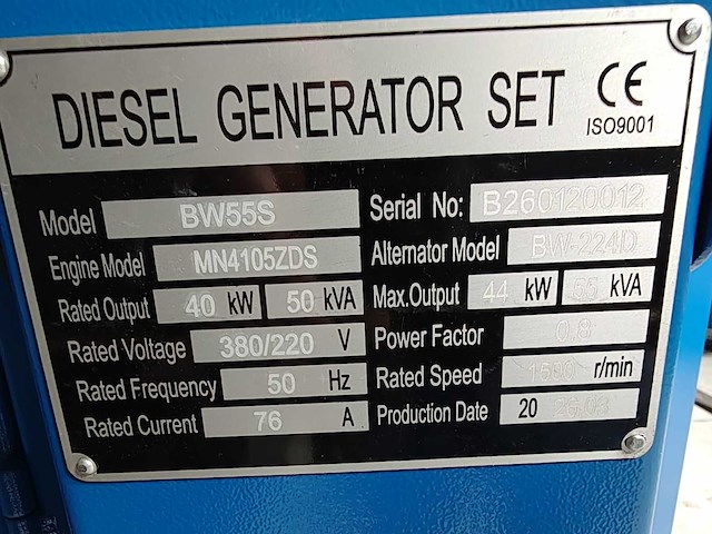 Stroomgenerator 50kv diesel - afbeelding 9 van  26