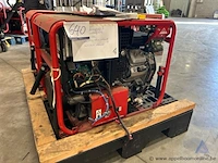 Stroomgenerator geko 5000 ed-aa/seba- ii, bouwjaar 2008, serienummer 1288, 5,0 kw, 230 v / 400 v, 1 / 3 fasen. werking niet gekend.