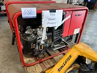 Stroomgenerator geko 8000 ed-aa/seba-ii, bouwjaar 2009, 140 kg, serienummer 105008. werking niet gekend.