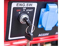 Stroomgenerator huttenberg accu en wiel - afbeelding 2 van  2