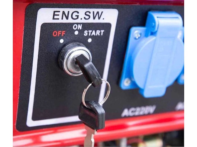 Stroomgenerator huttenberg accu en wiel - afbeelding 2 van  2