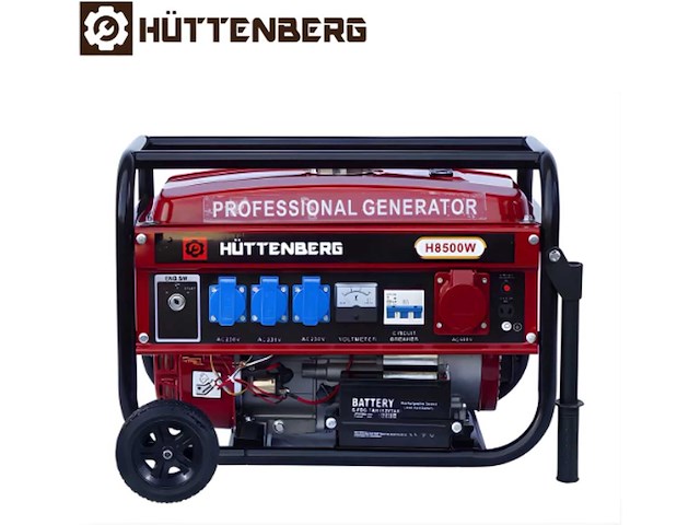 Stroomgenerator huttenberg accu en wiel - afbeelding 1 van  2
