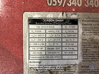 Stroomgenerator kirsch (d+e) 6 bsve, 6 kva, 400 v en 230 v uitgangsspanning, 124 kg bouwjaar 2007, 4,8 kw. werking niet gekend. - afbeelding 2 van  2