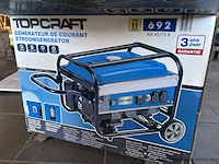 Stroomgenerator topcraft tcg 2800, met een nominaal vermogen van 2.5 kw en een uitgangsspanning van 230 v. geluidsniveau van 96 db(a). - afbeelding 2 van  2