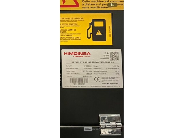 Stroomgenerator vandaele nieuwstaat - afbeelding 8 van  9