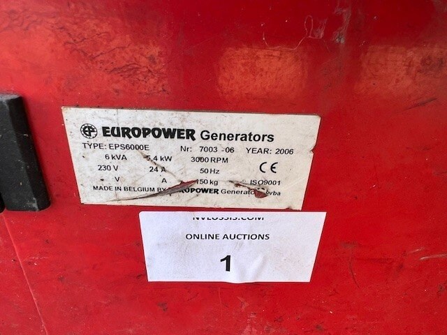 Stroomgroep rode kleur europower, werking onbekend (1) - afbeelding 5 van  11