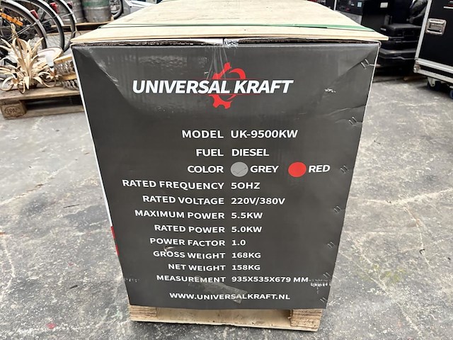 Stroomgroep universal kraft uk-9500kw - afbeelding 3 van  3