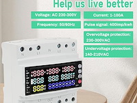 Stroommeter 3-fasen met overspanningsbeveiliging - afbeelding 4 van  6