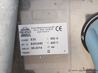 Stroomverdeelkast friand, e30, 400v, ip44, op metalen statief, werking niet gekend - afbeelding 2 van  4