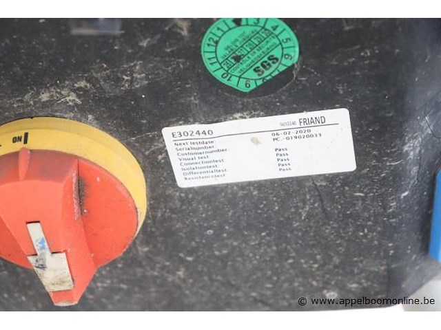 Stroomverdeelkast, friand, e302440, op statief, werking niet gekend - afbeelding 3 van  3