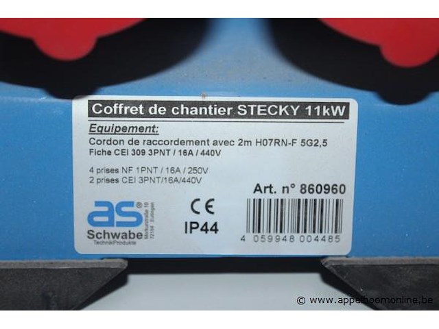 Stroomverdeler schwabe stecky 11w, werking niet gekend - afbeelding 2 van  2