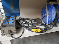 Stroomverdeler + verlengkabels