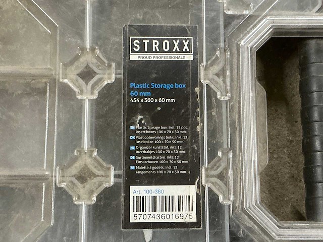 Stroxx stapelbare gereedschapskoffer met inhoud (6x) - afbeelding 3 van  8