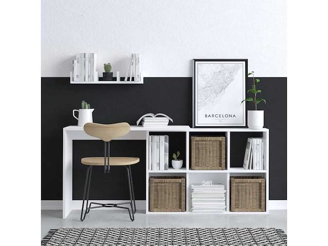 Studietafel - wit - afbeelding 3 van  6