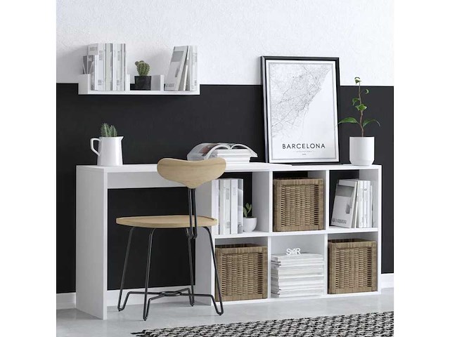 Studietafel - wit - afbeelding 4 van  6