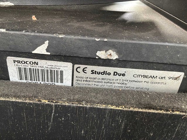Studio due city beam citycolor 1800 floodlight - afbeelding 3 van  7